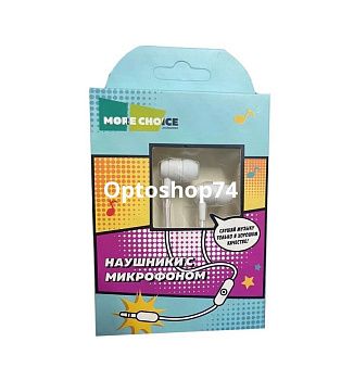 Купить Наушники More Choice G32 белые по цене 73,90 руб.