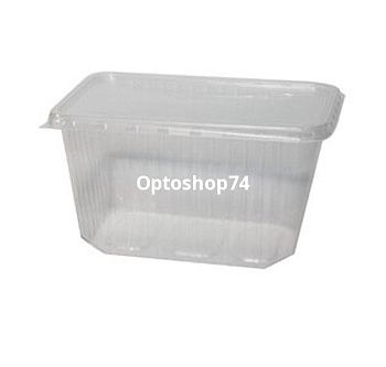 Контейнер 1,5 л Пермь прямоугольный жесткий