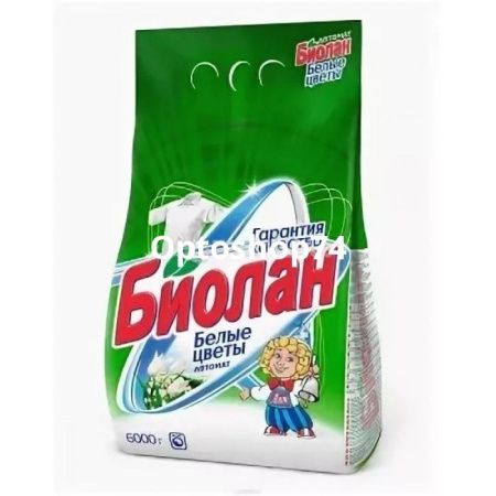 Купить Биолан Automat 6000г. Белые цветы по цене 351,50 руб.