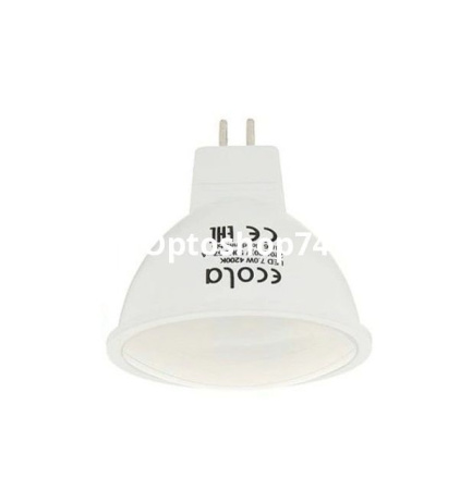 Купить Светодиодная лампа GU5.3 Ecola MR16 7W 4500K матовая по цене 39,80 руб.