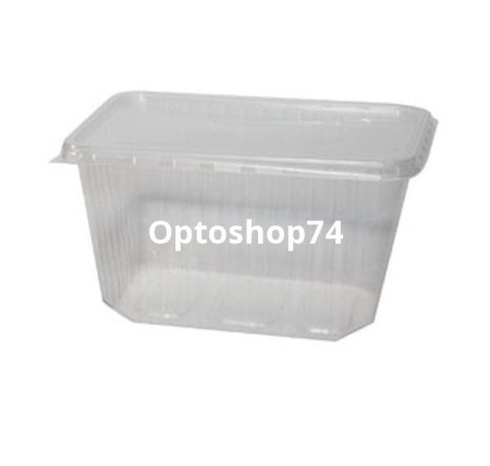 Купить Контейнер 1,5 л прямоугольный жесткий (Пермь)  по цене 11,90 руб.