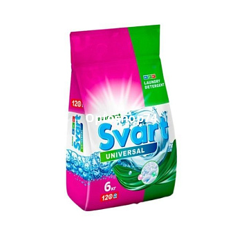 SVART- автомат универсал 6 кг стиральный порошок для белого и цветного с энзимами