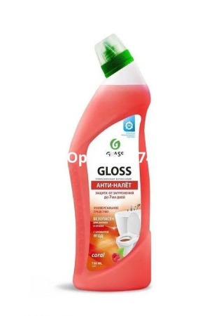 Купить Чистящий гель "Gloss coral" д/ванны и туалета 750 мл по цене 141,20 руб.