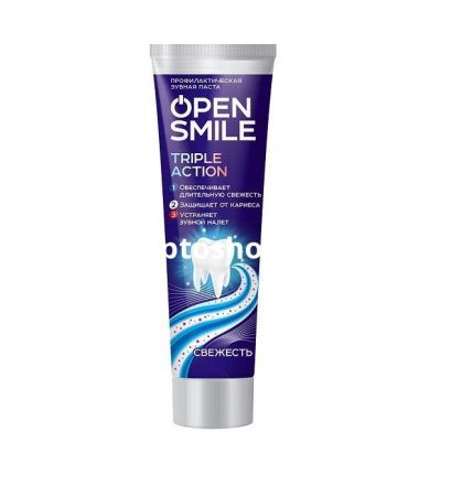 Купить Зубная паста "Open Smile" Свежесть 50мл по цене 36,40 руб.