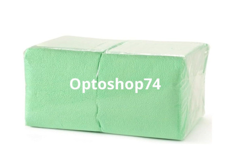 Купить Салфетки бум. салатовые 1 сл. БигПак (350л) по цене 93,60 руб.