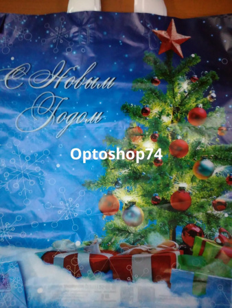Купить Пакет петл. ручка 40*44 Новый Год (Тико) 50/300 по цене 5 руб.