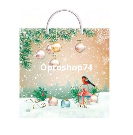 Купить Пакет с пласт. ручкой НГ 36*37 100 мк "Снегирь" (ТИКО) по цене 16,50 руб.