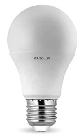 Купить Светодиодная лампа LED-A60 Ergolux 15W Е27 4500K по цене 63,70 руб.