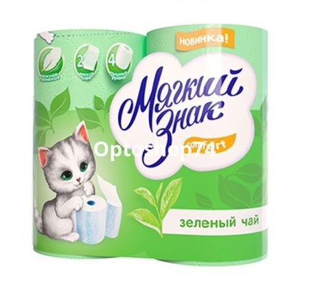 Купить Бумага туалетная "Мягкий знак" арома  4 рул 2 сл по цене 36 руб.