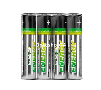 батарейки алкалиновые LR03 ТРОФИ ENERGY