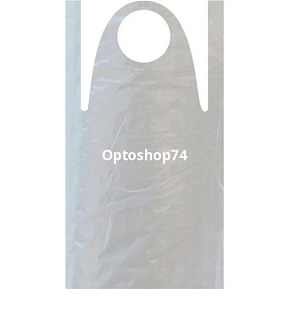 Фартук белый ПНД 110*68 100 шт