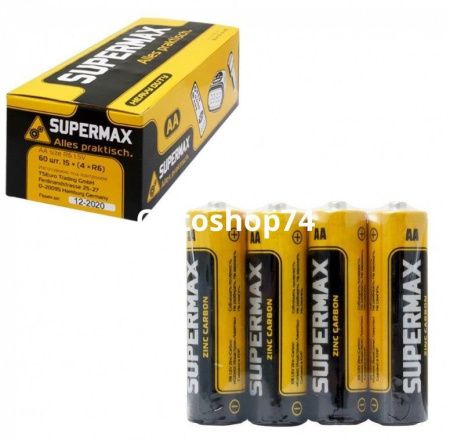 Купить Эл-т пит R03S Supermax 4/60 по цене 4,20 руб.