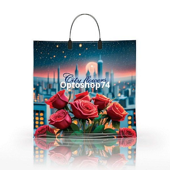 Пакет с пластиковой ручкой 36*34 