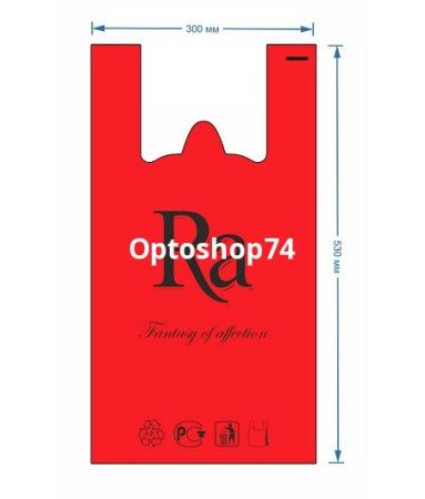 Купить Майка "Ra" красная Союз-пакет  по цене 1,38 руб.