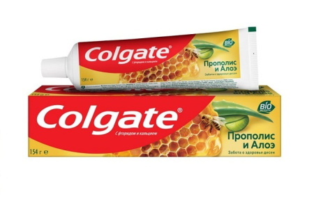 Купить Зубная паста "Colgate" 100 мл. Прополис и Алоэ по цене 81,80 руб.