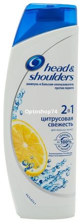 Купить Шампунь H&S 2в1 Цитрус. свежесть 400 мл по цене 139 руб.