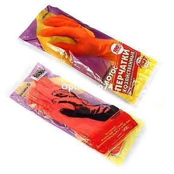 Перчатки резиновые 