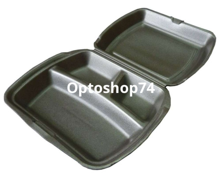 Купить Ланч-бокс всп. 83 LB(М) Черный ЮУП (уп. 100 шт) по цене 5,95 руб.