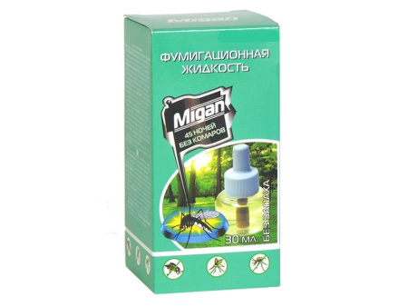 Купить Жидкость от комаров  "Migan" 45 ночей  по цене 51 руб.