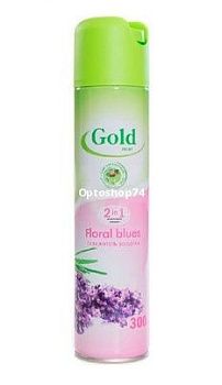 Освежитель возд. Gold mint Зеленое яблоко 300 мл	