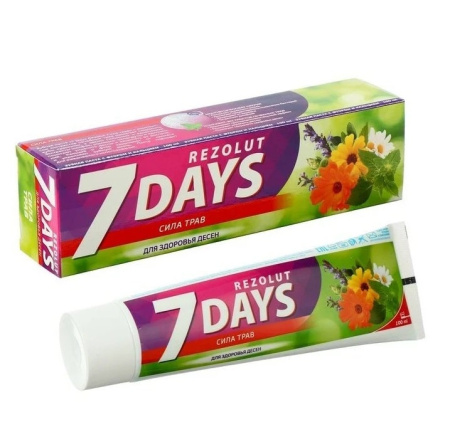 Купить Зубная паста "7 Day" Сила трав 100 мл по цене 65,50 руб.