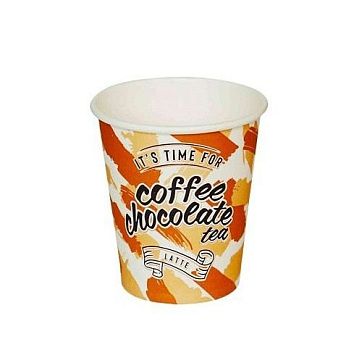 Купить Стакан 0,3л бумажный Coffe Time (уп. 50 шт) по цене 3,90 руб.