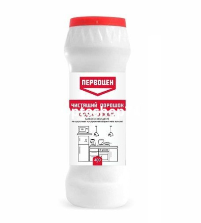 Купить СЧС "ПЕРВОЦЕН" сода эффект с щавелевой кислотой 400 г 1/16 по цене 17,40 руб.