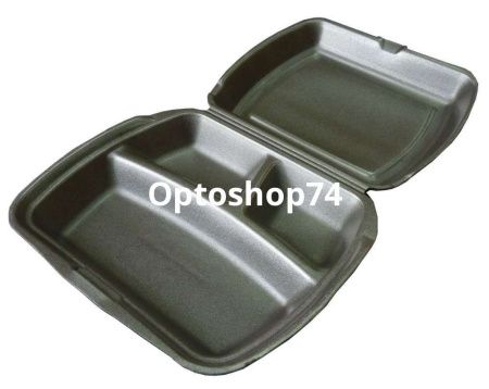 Купить Ланч-бокс всп. 83 LB(М) Черный ЮУП (уп. 100 шт) по цене 5,95 руб.