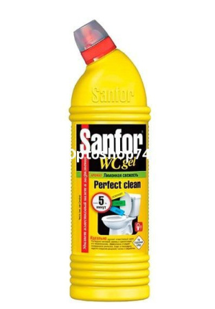 Купить Чистящее средство Sanfor WC Gel Лимон. свежесть 750 гр по цене 139,20 руб.