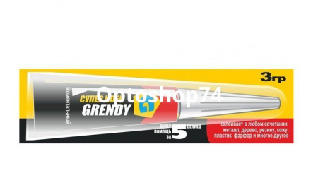 Купить Клей секундный Grandy 1/12 по цене 142,90 руб.