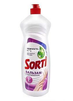 Средство для мытья посуды Sorti Бальзам с витамином Е 900 г