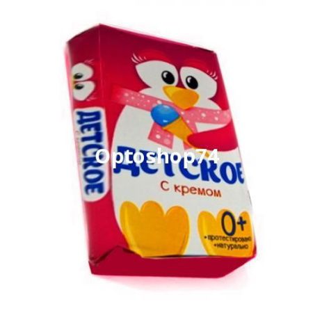 Купить Мыло туал. "Детское" С кремом  90г.  по цене 13,90 руб.