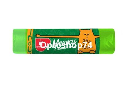 Купить Мешки для мусора 35 л с завязками 13 мкр (15 шт)  по цене 58,70 руб.