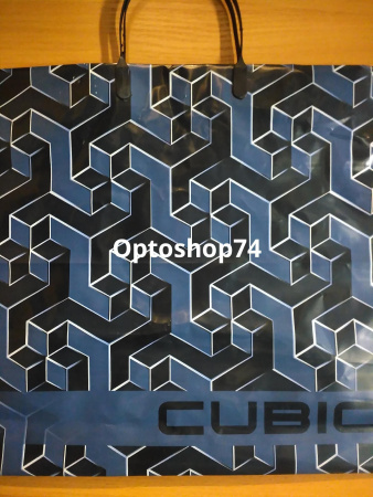 Купить Пакет с пластиковой ручкой 36*38 90 мк "Кубик" 1/100 по цене 14,70 руб.