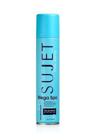 Купить Лак для волос SUJET Mega Spa мега/ф голуб. фл 180 мл  по цене 108 руб.