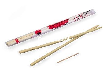 Палочки бамбуковые для суши с зубочисткой