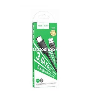 Кабель HOCO X88 Type-C 1 м. черный