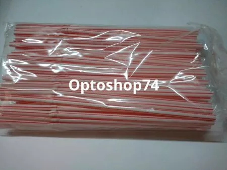 Купить Трубочки для коктейля (100шт) полосатые по цене 15,40 руб.