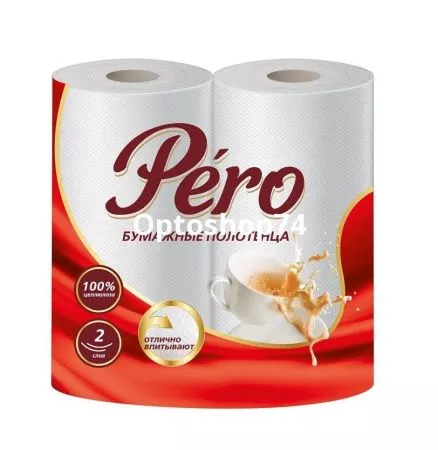 Купить Полотенца бум. "Pero" 2-х сл. 2 шт 1/12 по цене 68,90 руб.