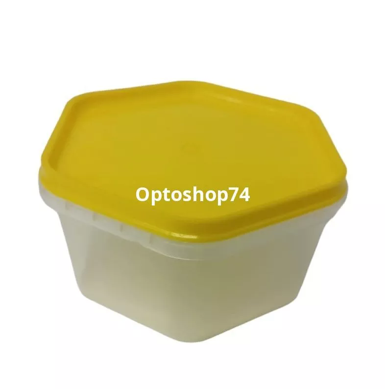 Банка 0,4 л. сота желтая крышка Курганпак