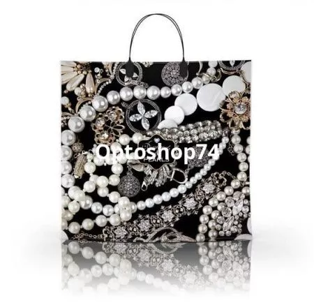 Купить Пакет с пластиковой ручкой 36*34 "Жемчуг"  по цене 20,70 руб.