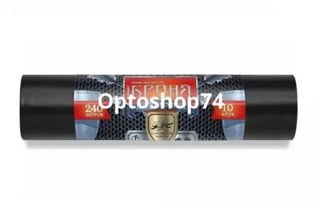 Купить Мешки для мусора Броня 240 л ПВД ( 10 шт ) 60мкр по цене 370 руб.