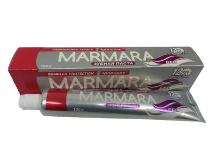 Купить Зубная паста "MARMARA" 100 гр, Комплексная защита 1/20 по цене 33,90 руб.