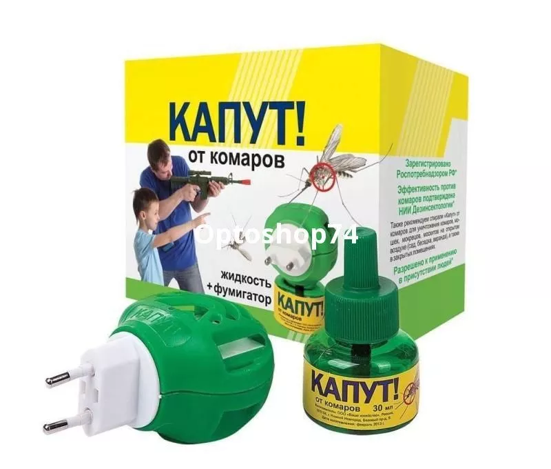 Фумигатор и жидкость от комаров 