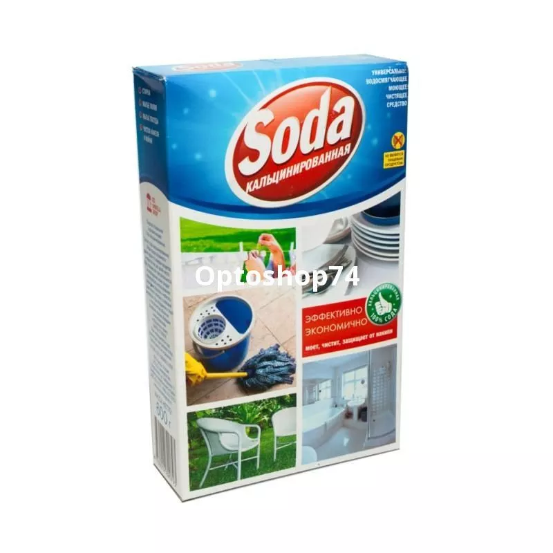 Сода кальц. 800г Эколь 