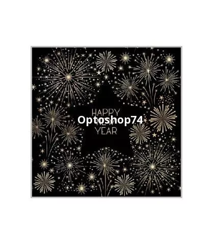 Салфетки 33*33 20л Bouguet Золотой салют