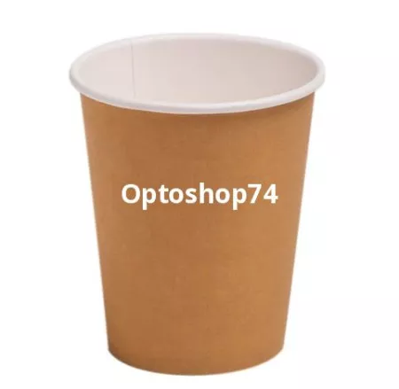 Купить Стакан 0,25л бумажный Крафт (уп. 50 шт) по цене 2,05 руб.