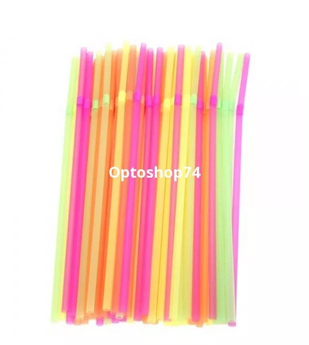 Трубочки цветные 120 штук