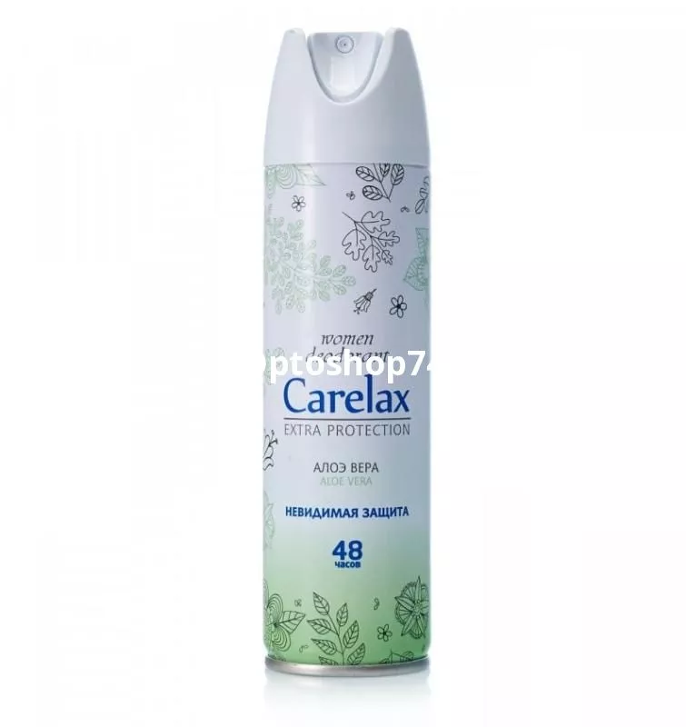 Дезодорант женский 150мл Carelax Aloe Vera