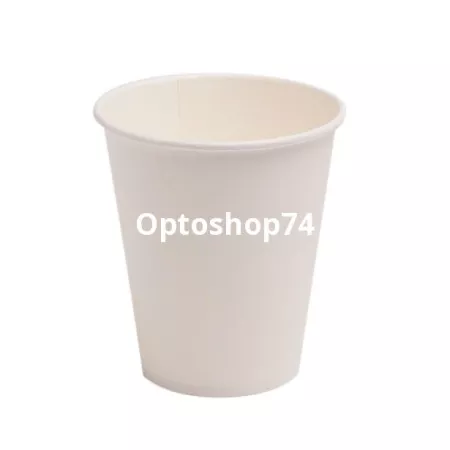 Купить Стакан 0,3л бумажный Белый (уп. 50 шт) по цене 3,83 руб.